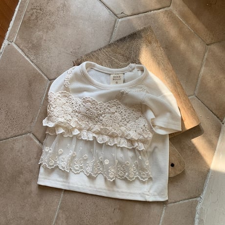 bebeholic/44. vanilla T-shirt S(3-6M)-L(12-18M)