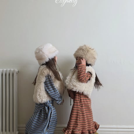 ellymolly/55. fleece fril long one-piece 13-15