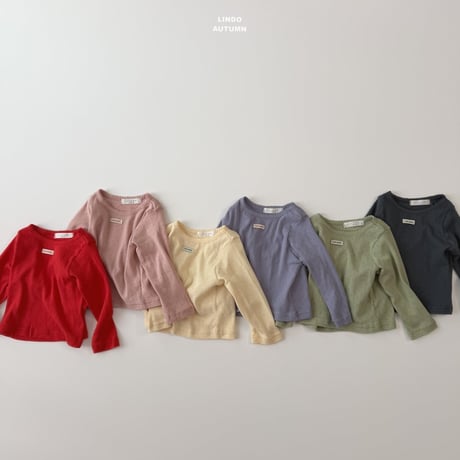 lindo/38. day label T-shirt XS-XL