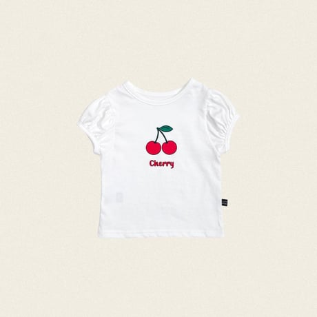 oottbebe/79. cherry puff T-shirt XS(1-2Y)-XL(6-7Y)