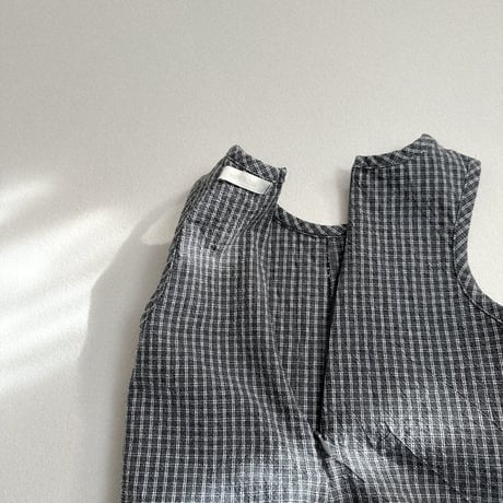 minirobe/13. Modern Check Overall   S-XL