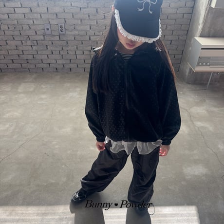 bunnypowder/32. fril hood jumper 2XL-4XL