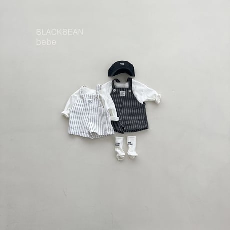 blackbean/22. overalls set S-M