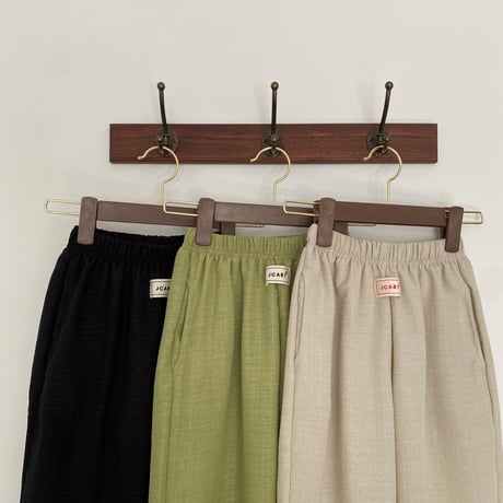 mikki/19. knee anna linen pants ADULT