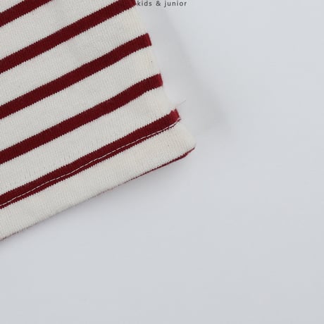 owen/54. boat neck stripe T-shirt JS-JXL