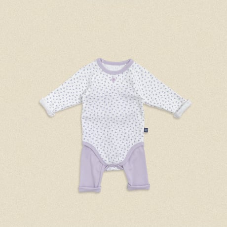 oottbebe/2. (bebe) coco flower suit S(0-6M)-M(6-12M)