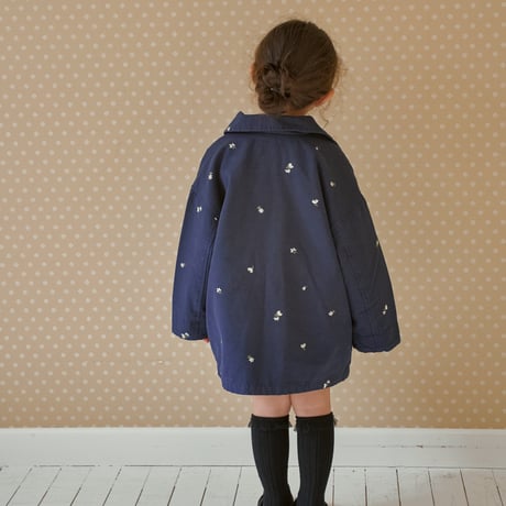 bananaj/1. flora embroidery jacket S-XL