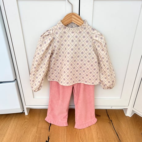ohho/17. soft corduroy fril pants S-2XL