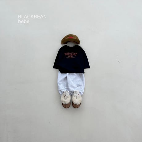 blackbean/12. chacing bebe T-shirt S-M