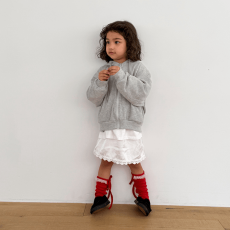 plain/16. plain lace socks FREE