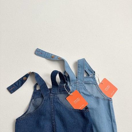 minirobe/8. distressed denim overalls  S-XL