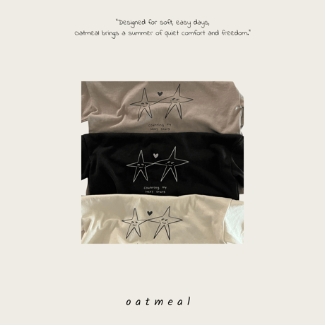 oatmeal/18. star round XS-XL