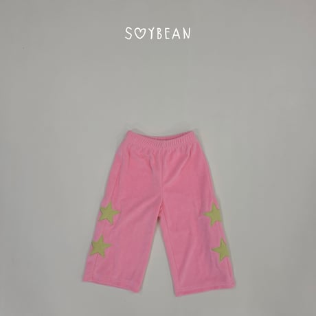 soybean/131. plan ) star wide pants XS-XL