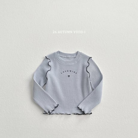 vividi/148. love nalrari T-shirt JS-JM