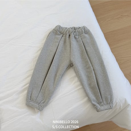 ninibello/74. angel pin tuck jogger pants XS-XL