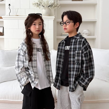 matilda/11. summer check shirt 5-13