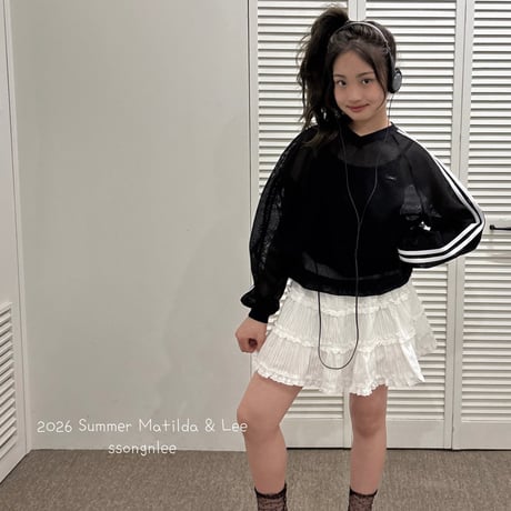 matilda/68. two line mesh T-shirt 15-19