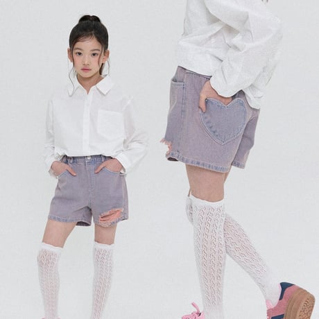 forkchips/8. peach heart short pants JS-JXL
