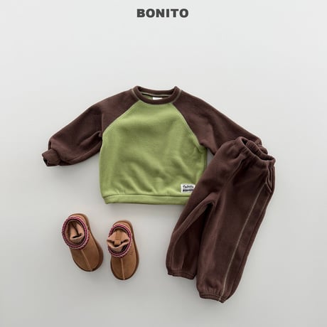 bonito/7. plan ) two ton raglan set 12M-XL