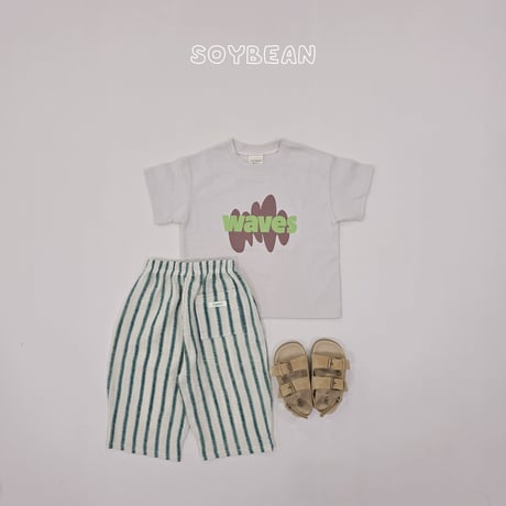 soybean/129. plan ) wave box T-shirt XS-XL