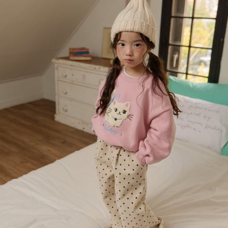 melikey/55. polka_dot corduroy P  XS-XL
