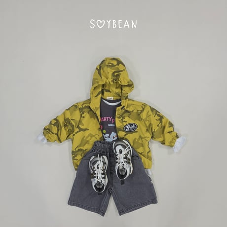 soybean/40. plan ) kamo hood windbreaker XS-XL