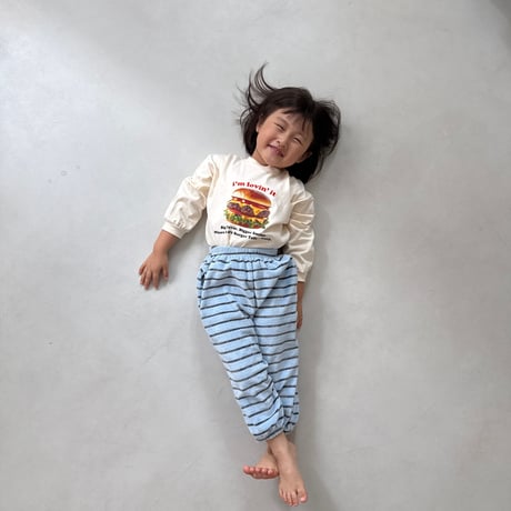 nightbebe/3. hamburger long sleeve T-shirt XS-XL