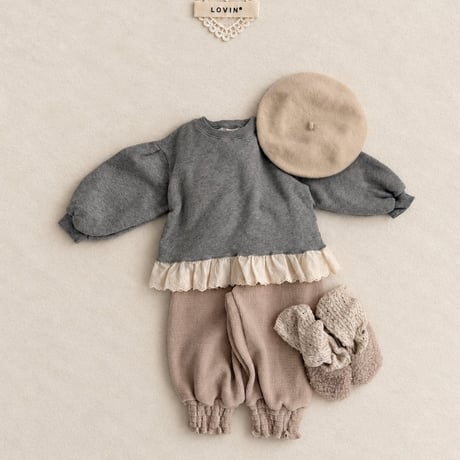 lovin/16. lace fril man-to-man 1-11