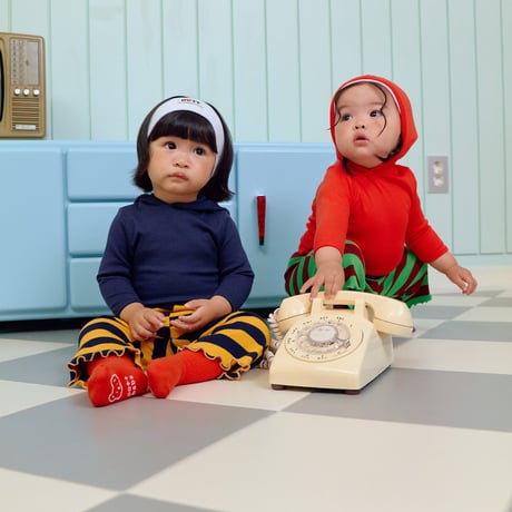 oottbebe/29. retro hood XS(0-1Y)-XL(4-5Y)
