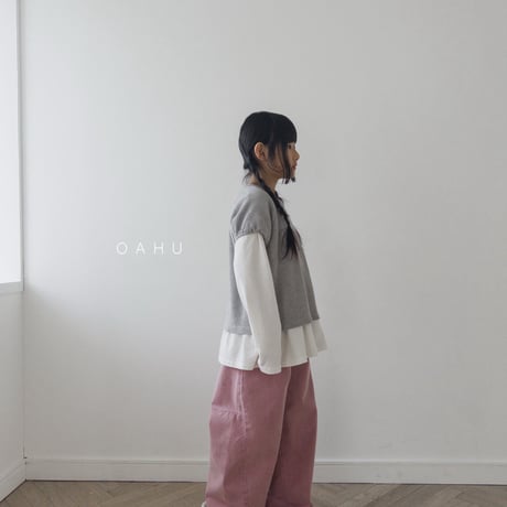 oahu/22. mini waffle T-shirt S-XL