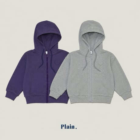 plain/8. cropple hood zipup XS-XL