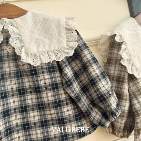 valubebe/18. check kay blouse 6M-S