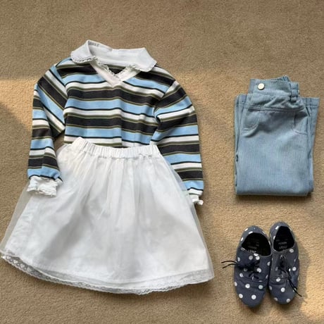 aiai/25. sugar stripe T-shirt 90-130