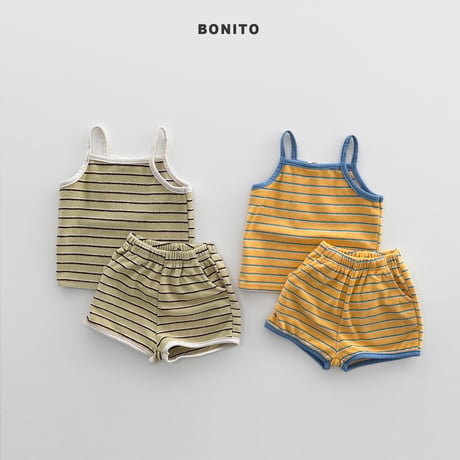 bonito/117. terry sleeveless set 6M-18M