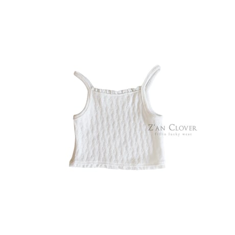 zanclover/156. punching lace sleeveless 3-11
