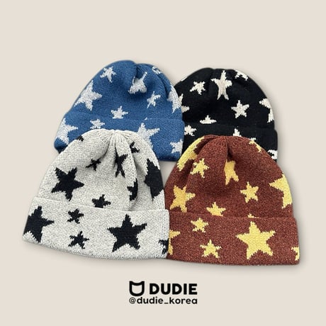 dudie/93. star beanie FREE(52-56CM)