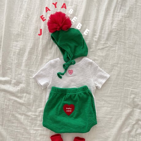 jeayabebe/3. bebe kanetion (bloomer+bonnet) set BEBE_S-BEBE_M
