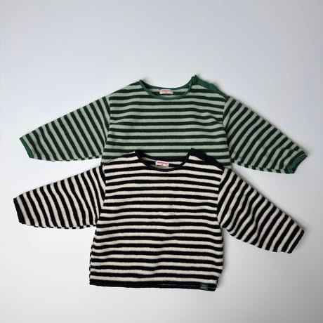 andbutter/52. Soft Stripe Fleece Tee XS-XL
