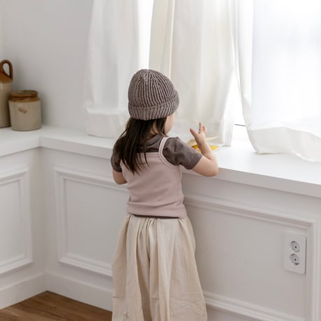 oatmeal/26. bear sleeveless XS-XL