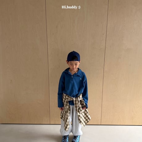 hibuddy/2. vivid collar T-shirt S-XL