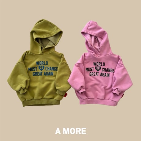 amore/53. world hood XS-XL