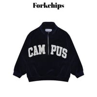 forkchips/47. canvas half zipup M-XL
