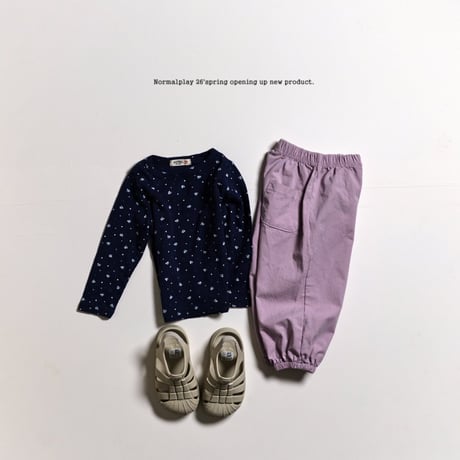 normalplay/62. ailet flower T-shirt JS-JM