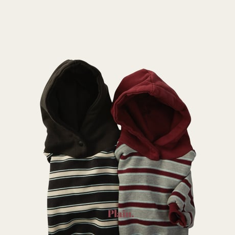 plain/21. tok tak hood T-shirt XS-XL