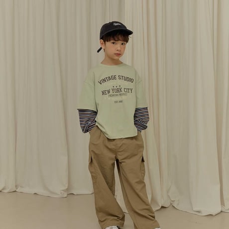 heydo/7. vintage double T-shirt S-XL