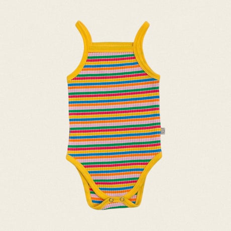oottbebe/88. rainbow suit sleeveless S(0-6M)-M(6-12M)