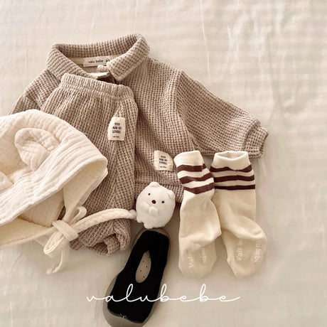 valubebe/18. dalkong knit collar T-shirt 6M-S