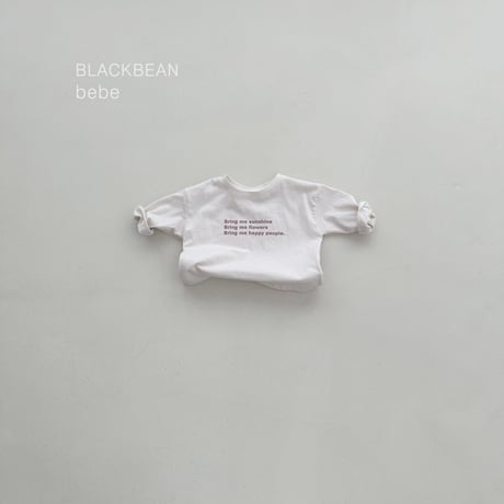 blackbean/23. shine bebe T-shirt S-M