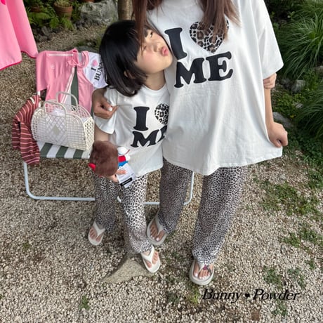 bunnypowder/252. leopard heart T-shirt S-XL