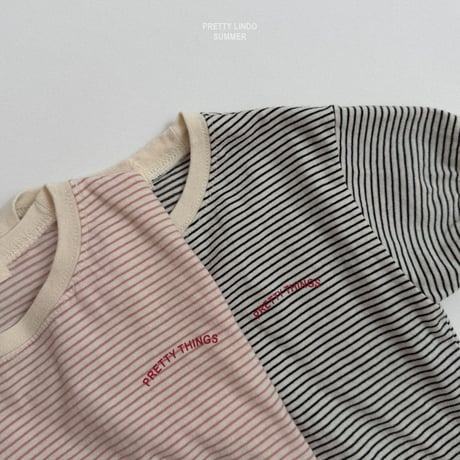 lindo/48. stripe T-shirt XS-XL